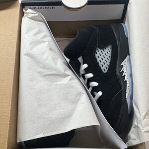 Jordan 5 Retro OG (TD) Black White Metallic Silver